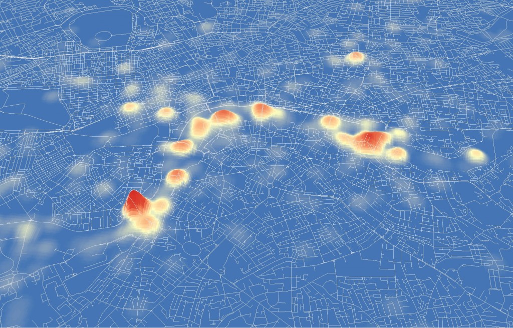 The Diamond Jubilee in London:  A Tweet Location Analysis